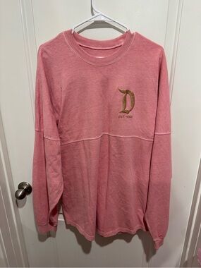 Disney Pink and gold spirit jersey Crewneck Shirt